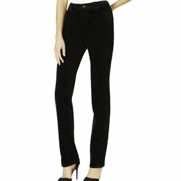 Charter Club Denim - Charter Club 14P Black Straight Leg Jeans 6AT44